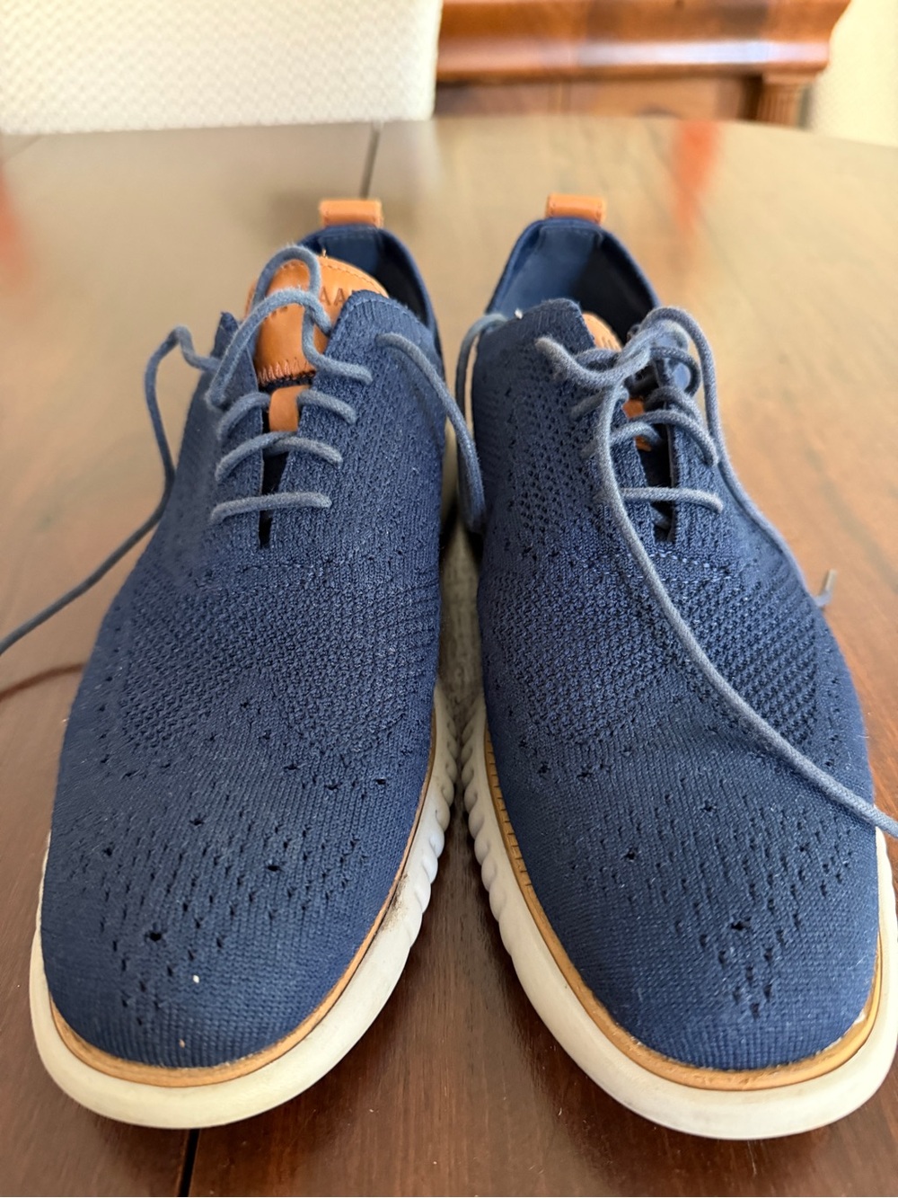 Cole Haan Men's Zerogrand Stitchlite Oxford  10M navy blue